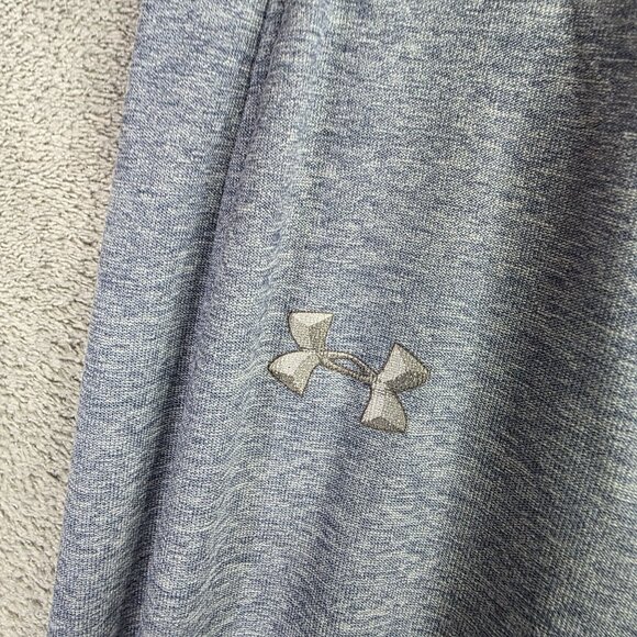 Womens Under Armour HeatGear Gray Active Sweatpants Drawstring Polyester Size S - Picture 2 of 10